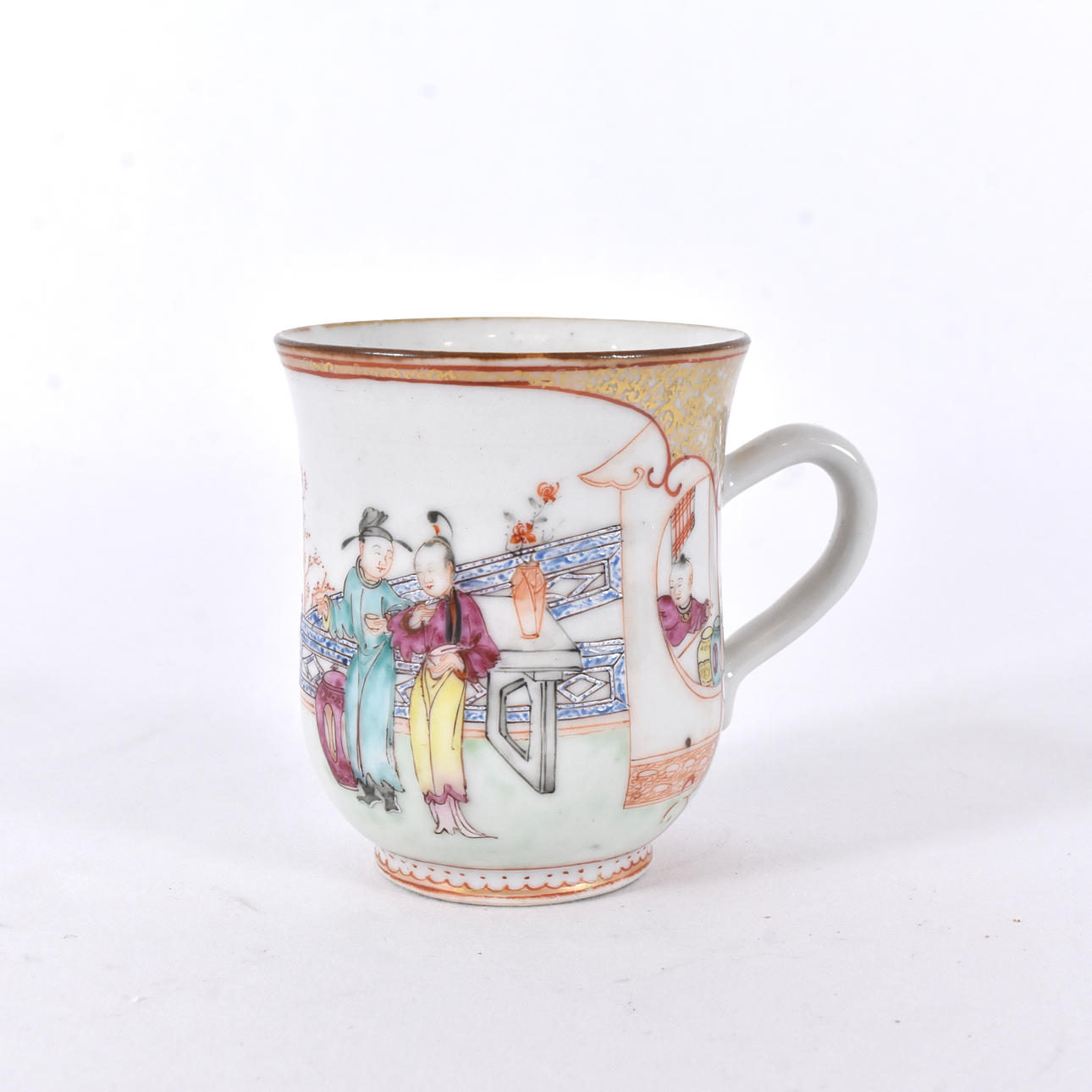 MUGG, porslin, Kina Qianlong (1736-95).