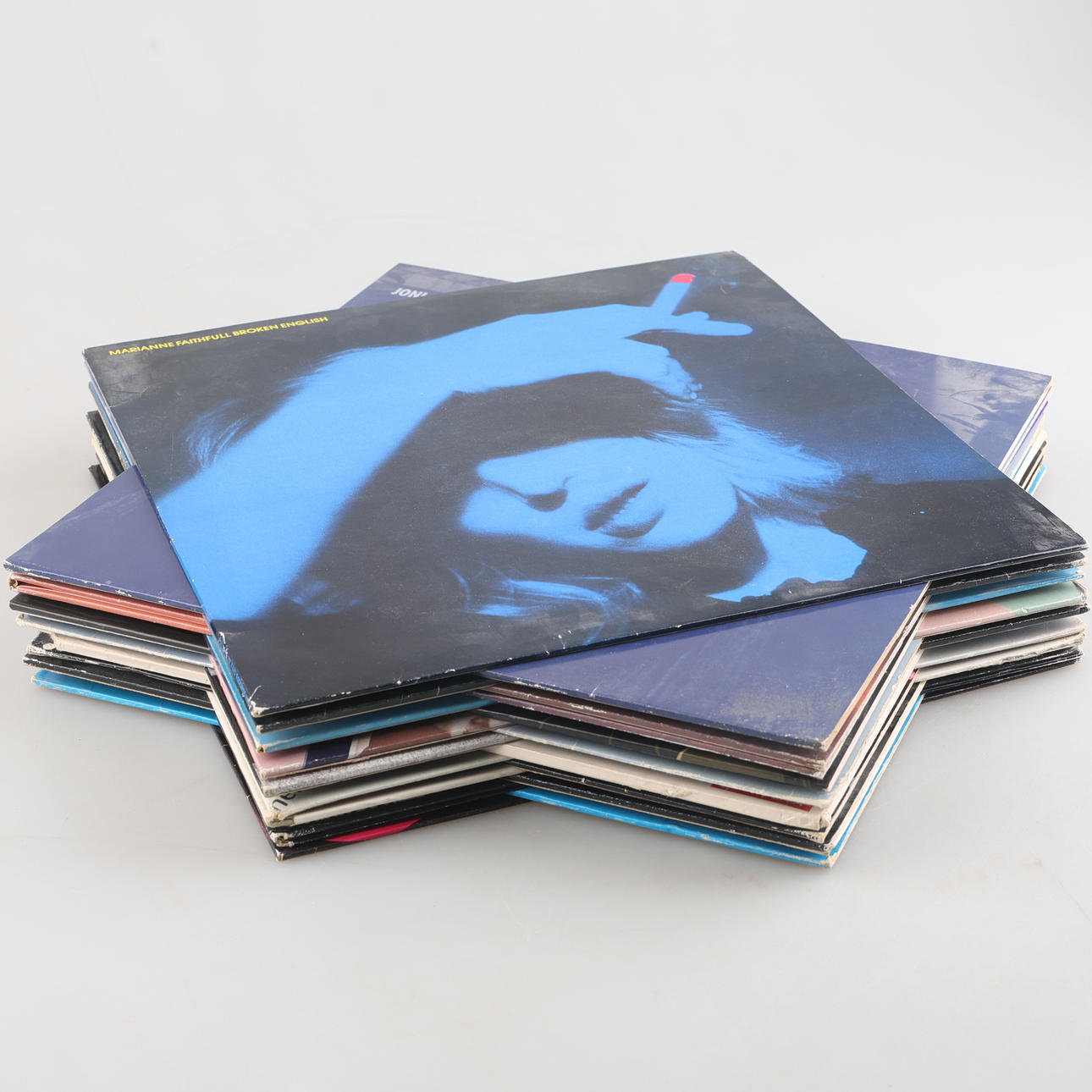 VINYL RECORDS, 17 pieces, rock, etc.