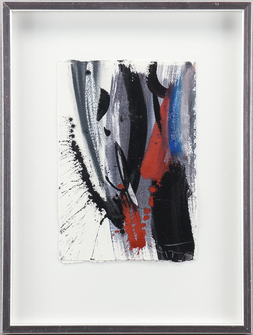 LARS SJÖGREN. Mixed media, signed.