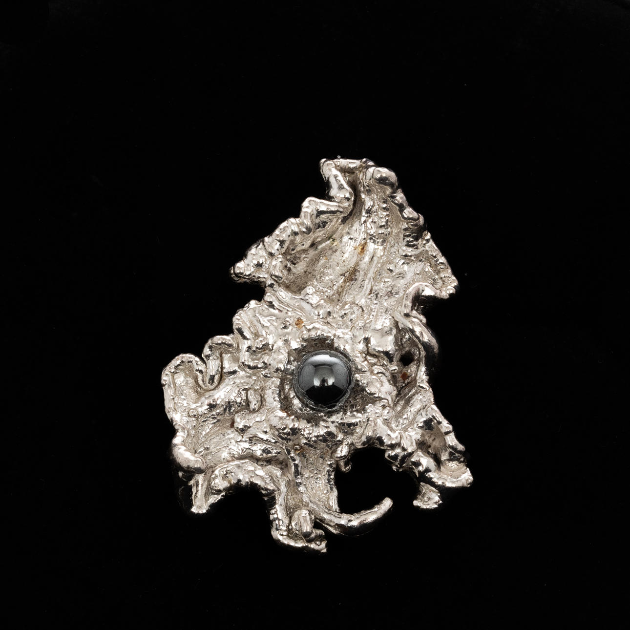 A sterling silver brooch, Flora Danica, Denmark.