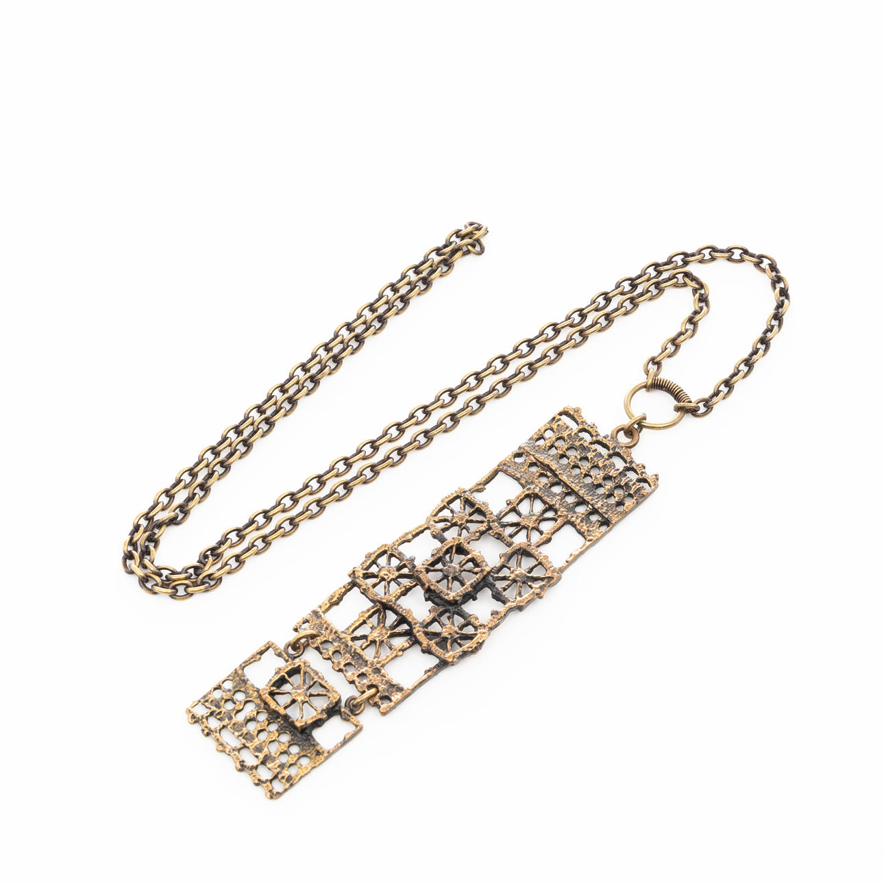 NECKLACE, bronze, Penti Sarpaneva, Finland.