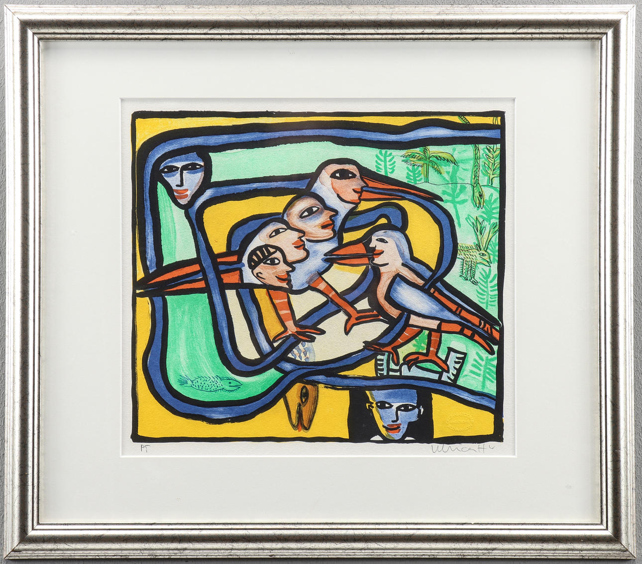 ULRICA HYDMAN-VALLIEN. Lithograph PT, signed.