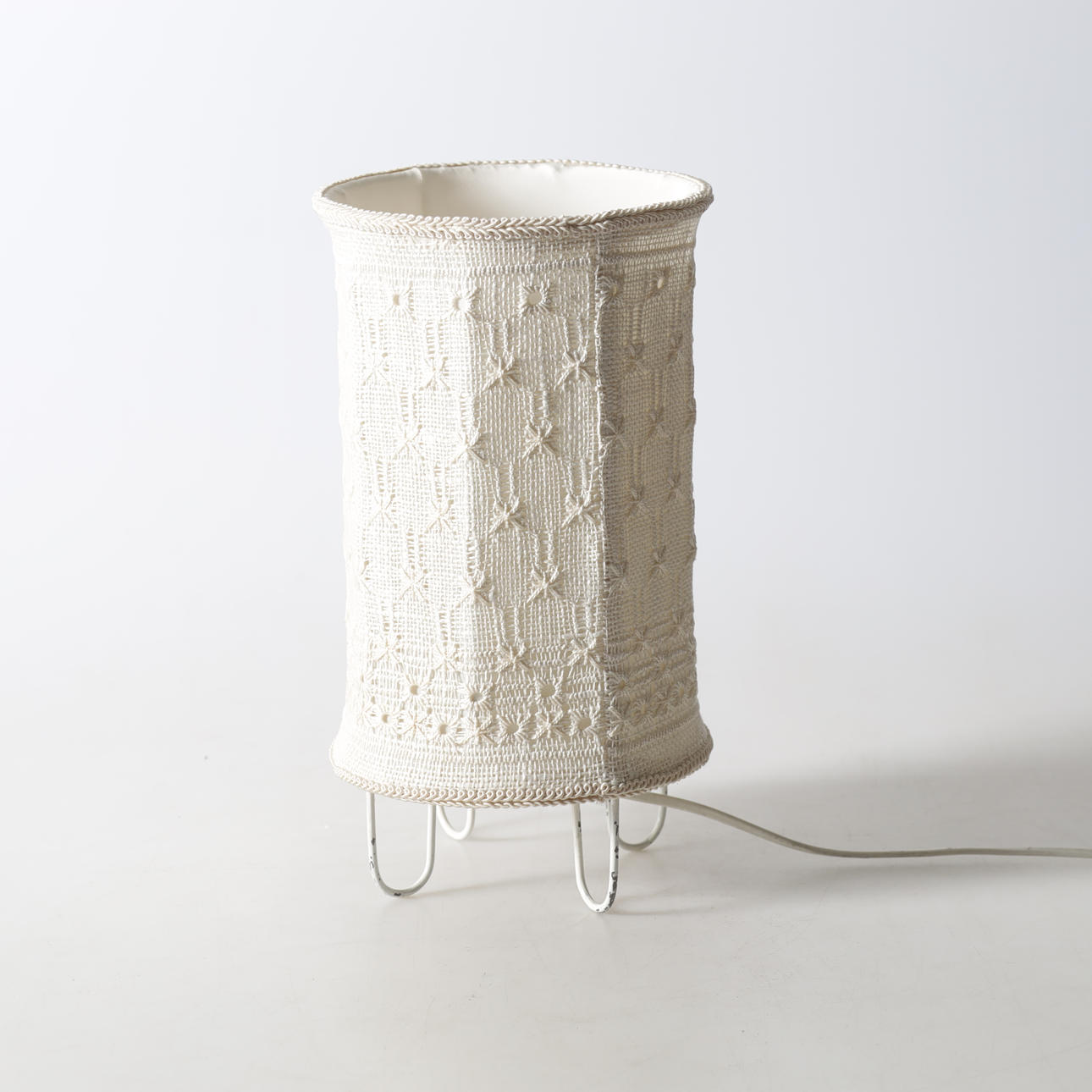 A metal table lamp, 20th century.