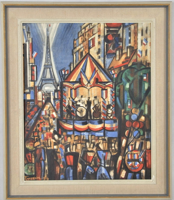 MARCEL GROMAIRE. Håndfarvet offset.