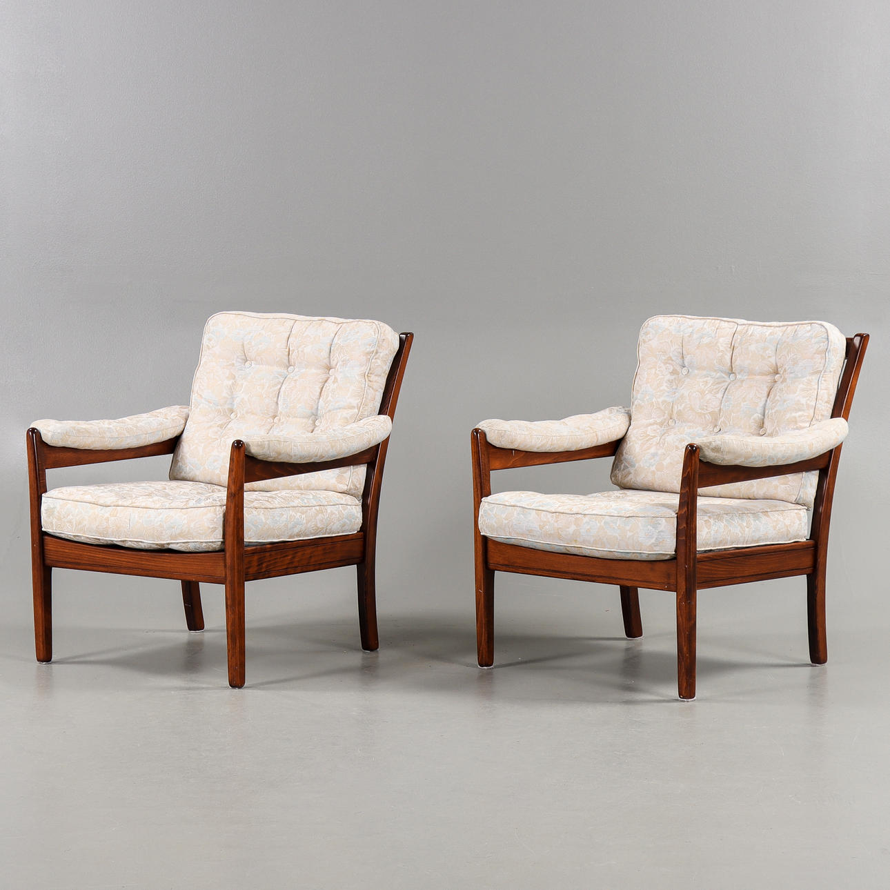 FÅTÖLJER 1 par, Bröderna Andersson, sent 1900-tal.