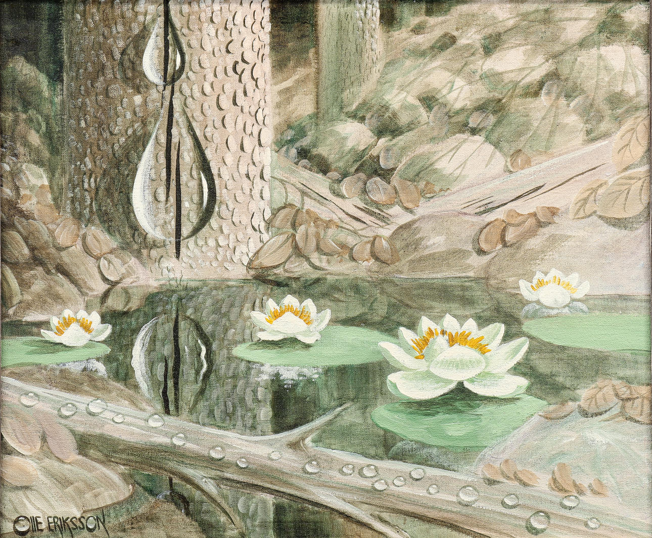 OLLE ERIKSSON. Oil on canvas, signed.