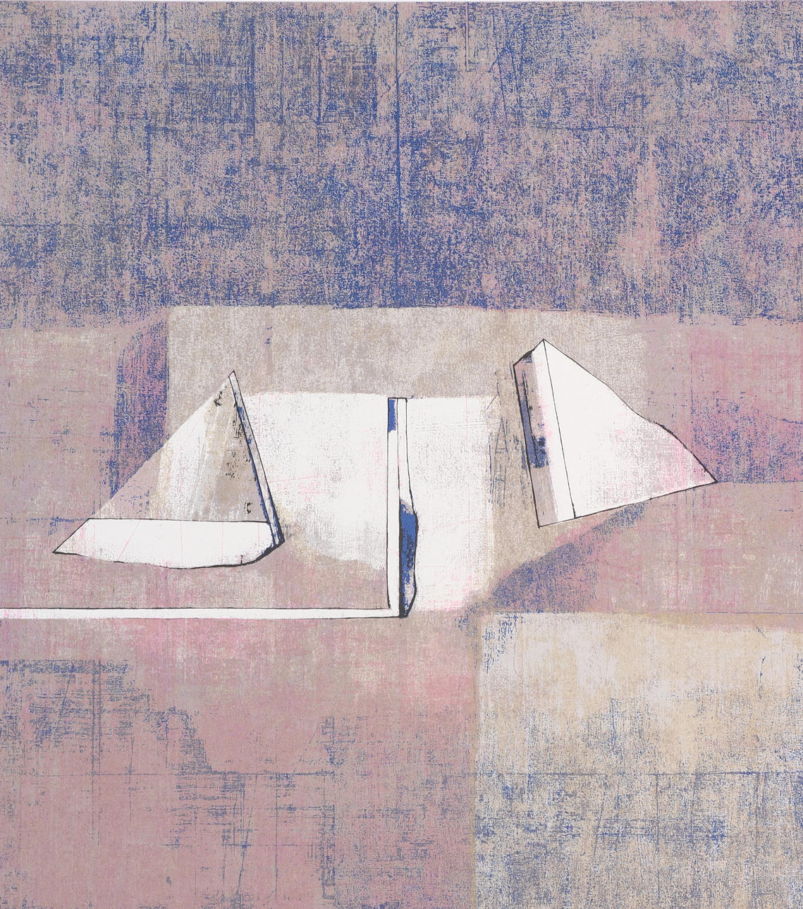 ANDERS ÖSTERLIN. Silkscreen in colour, composition, signed, numbered 350/350.