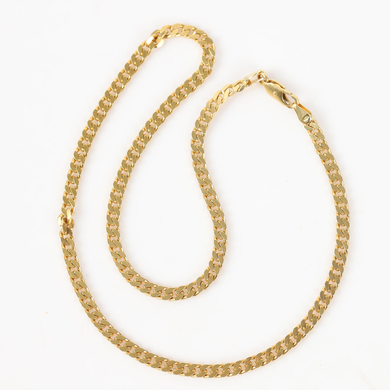 NECKLACE, armour-link, 18 K gold.