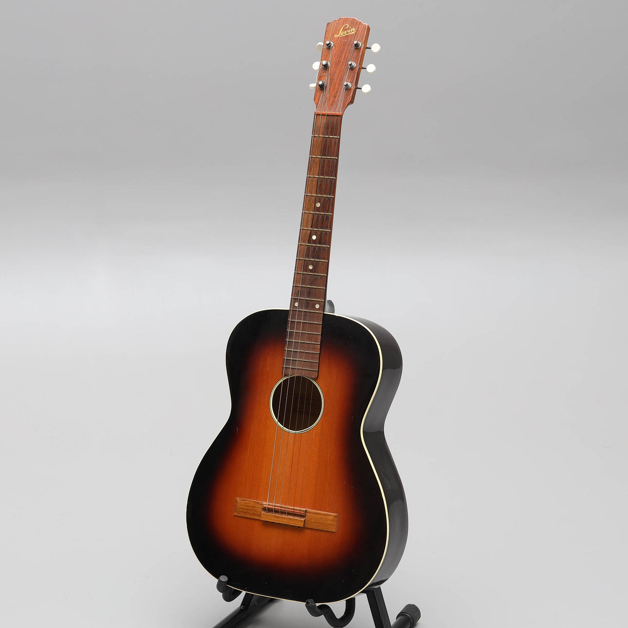 An acoustic guitar, model no 123, Herman Carlsson Levin, Gothenburg ...