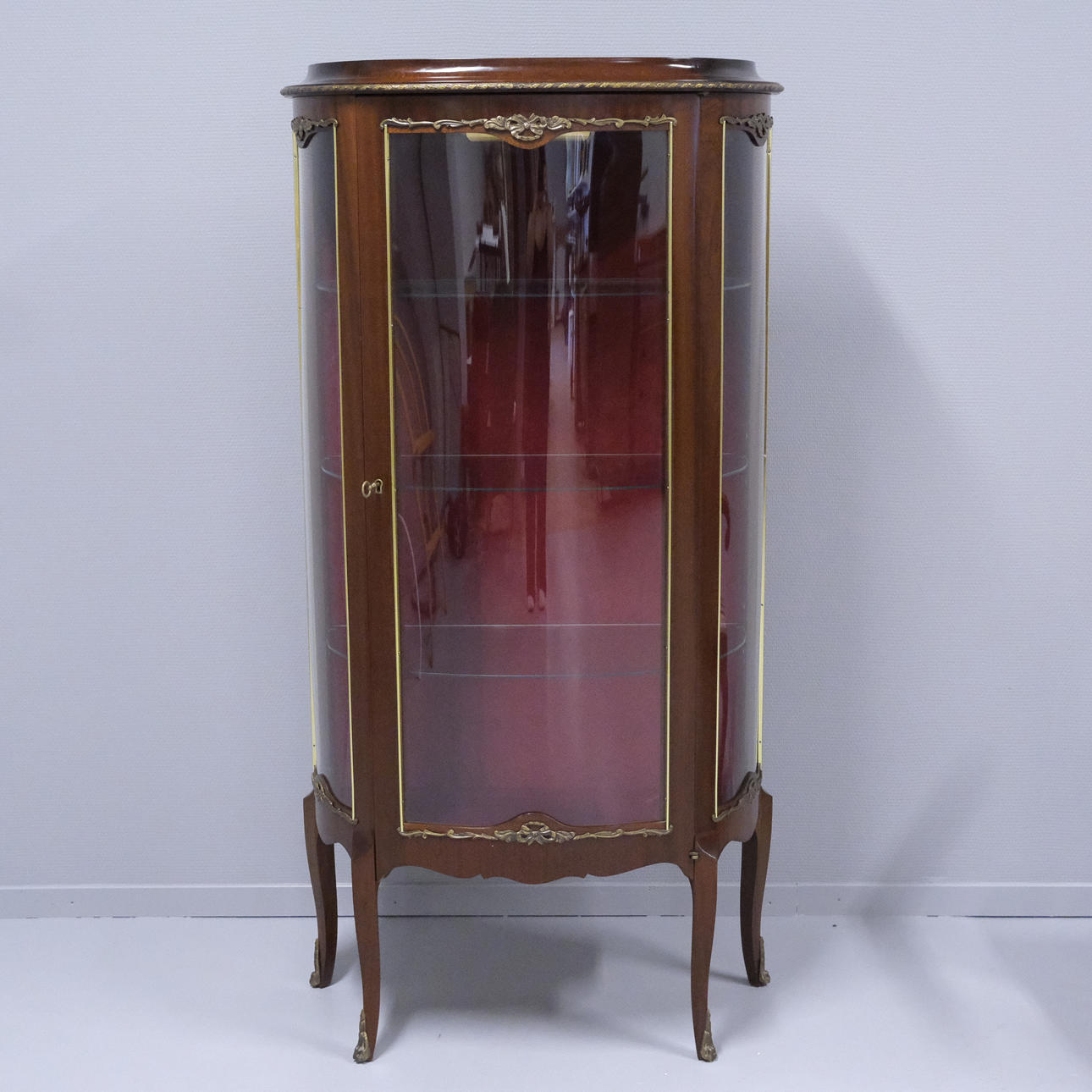 DISPLAY CABINET, ROCOCO STYLE.