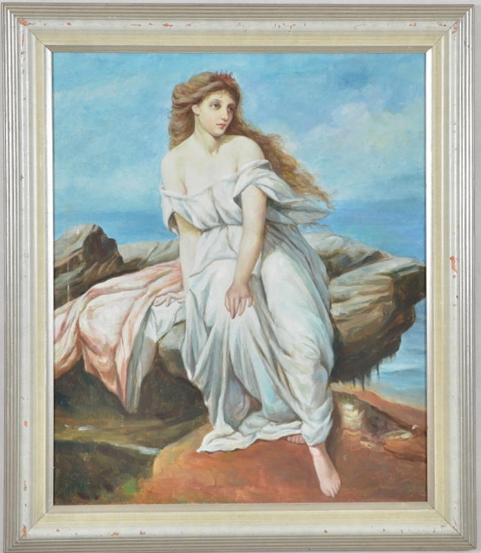 OKÄND KONSTNÄR. Olja på duk.