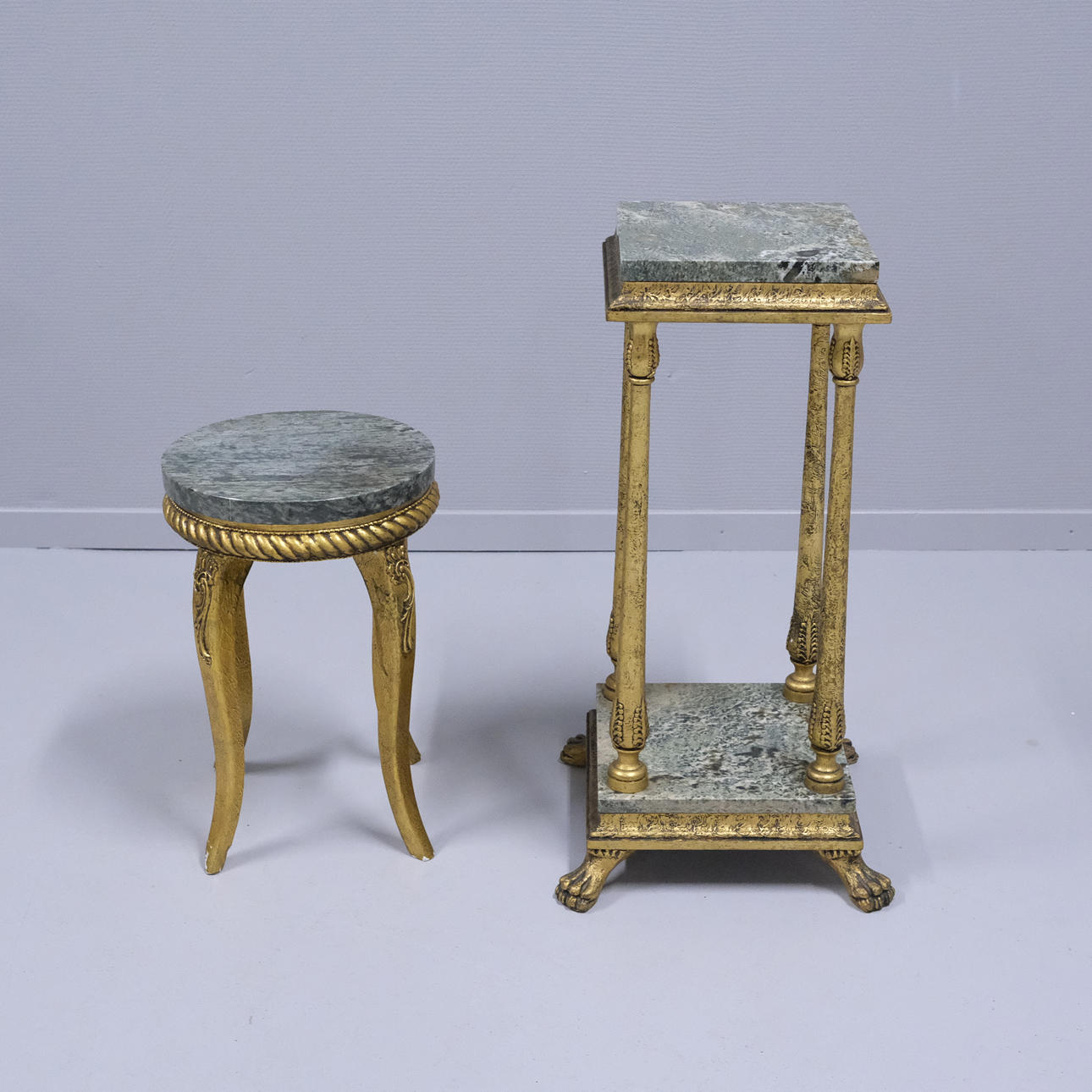 PEDESTALS, TWO PIECES.