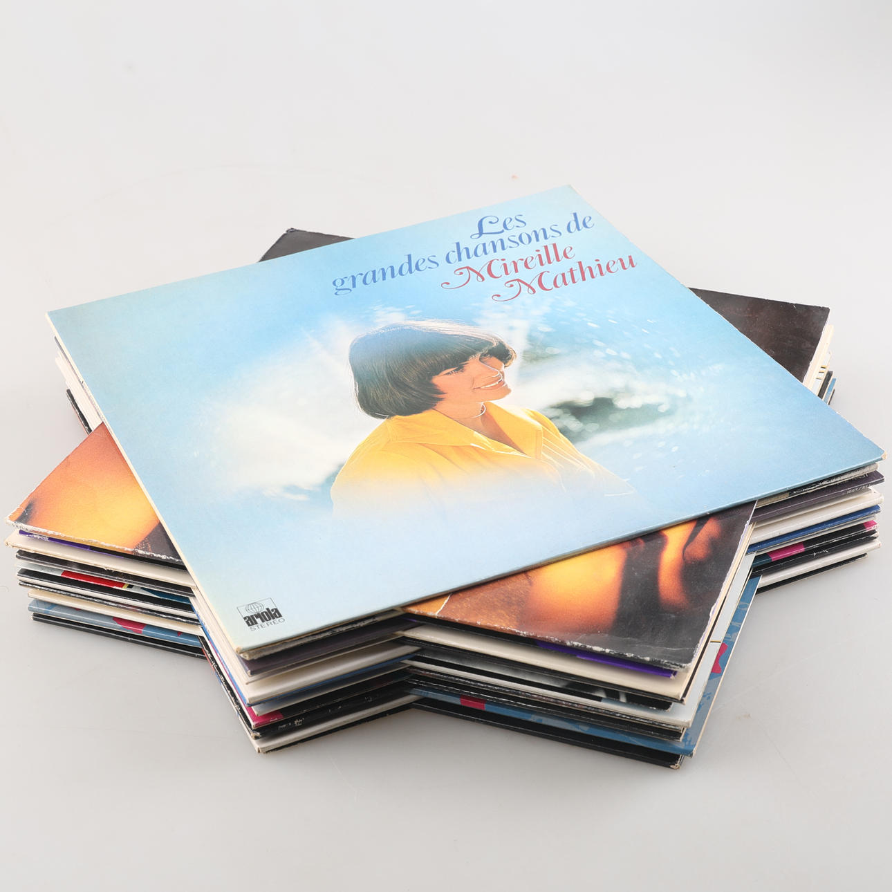 VINYL RECORDS, 21 pieces, Electronic, pop etc.