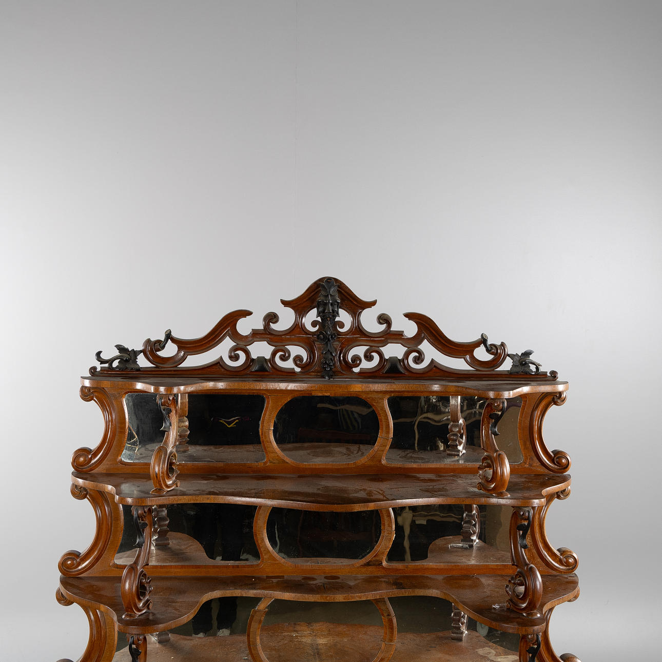 A 19th-Century Floor Shelf.