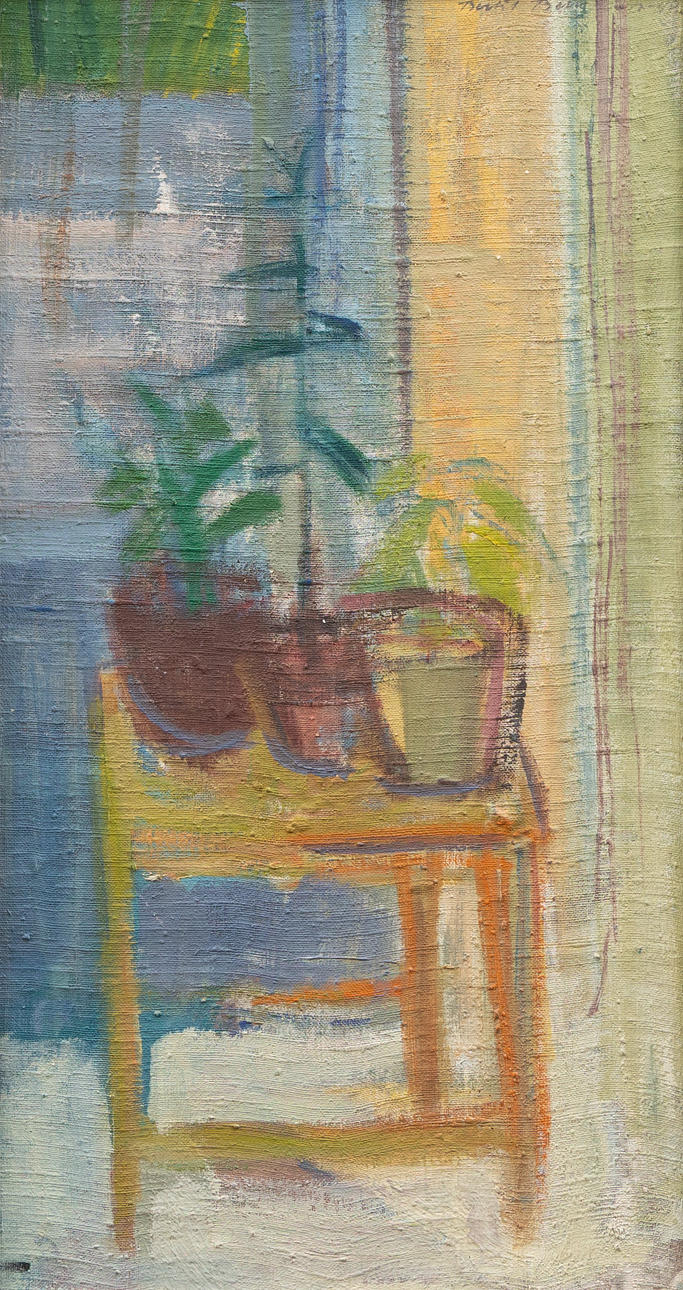 BERTIL BERNTSSON. Still life on table, oil on panel, signed and dated -48.
