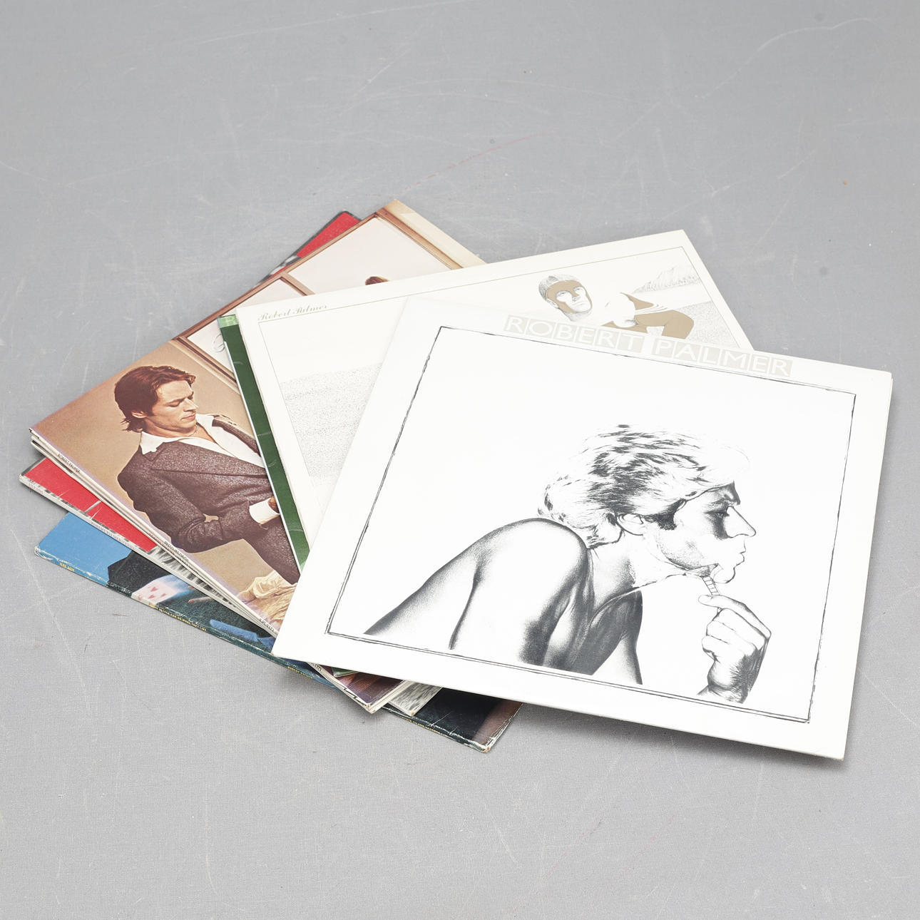 VINYL RECORDS, 8 pieces, Robert Palmer.