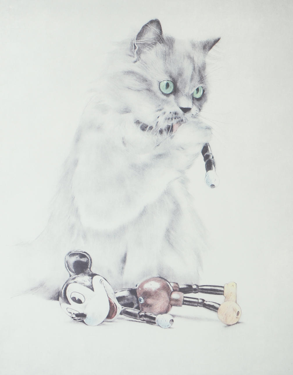 LASSE ÅBERG. Exhibition poster, signed.