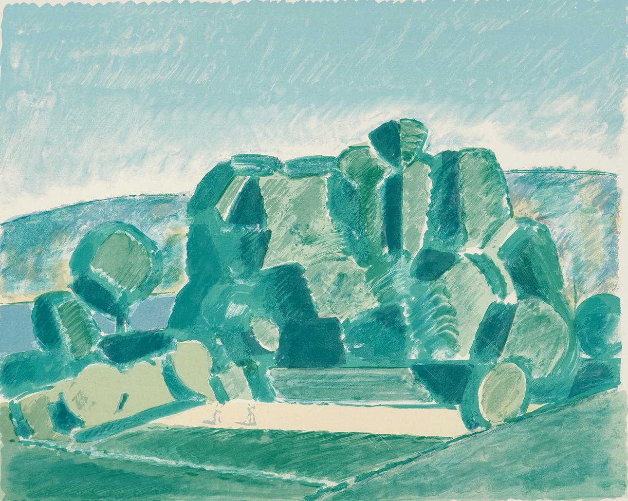 OLLE NYMAN (1909-1999), Landscape, signed and dated -80, numbered.