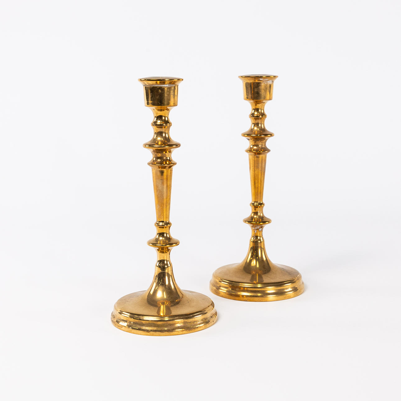 CANDLESTICKS, a pair, Oscarsgruvan, Bersbo, height 22,5 cm.
