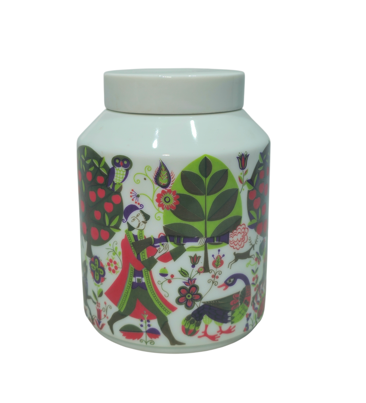 Small Bidasoa porcelain jar.