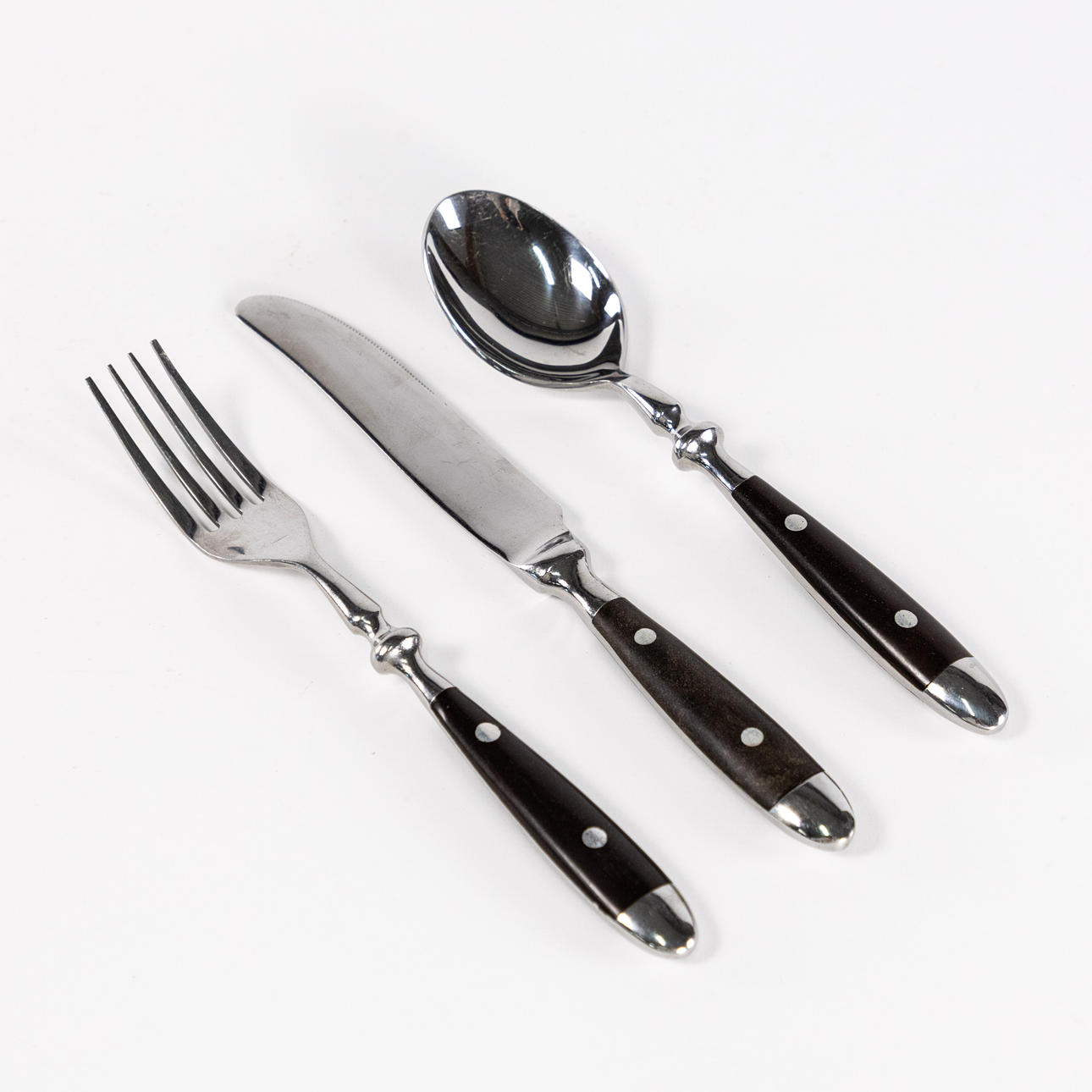BISTROBESTICK, 65 delar, bakelit/stål, Gallo, Tyskland. Silver & Metall ...
