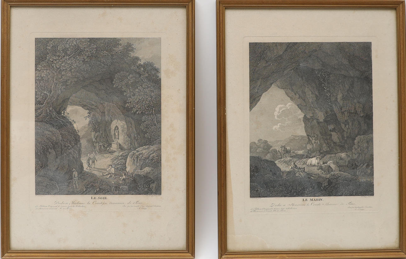 KOPPARSTICK, 2st, efter, Christian wilhelm ernst Dietrich.