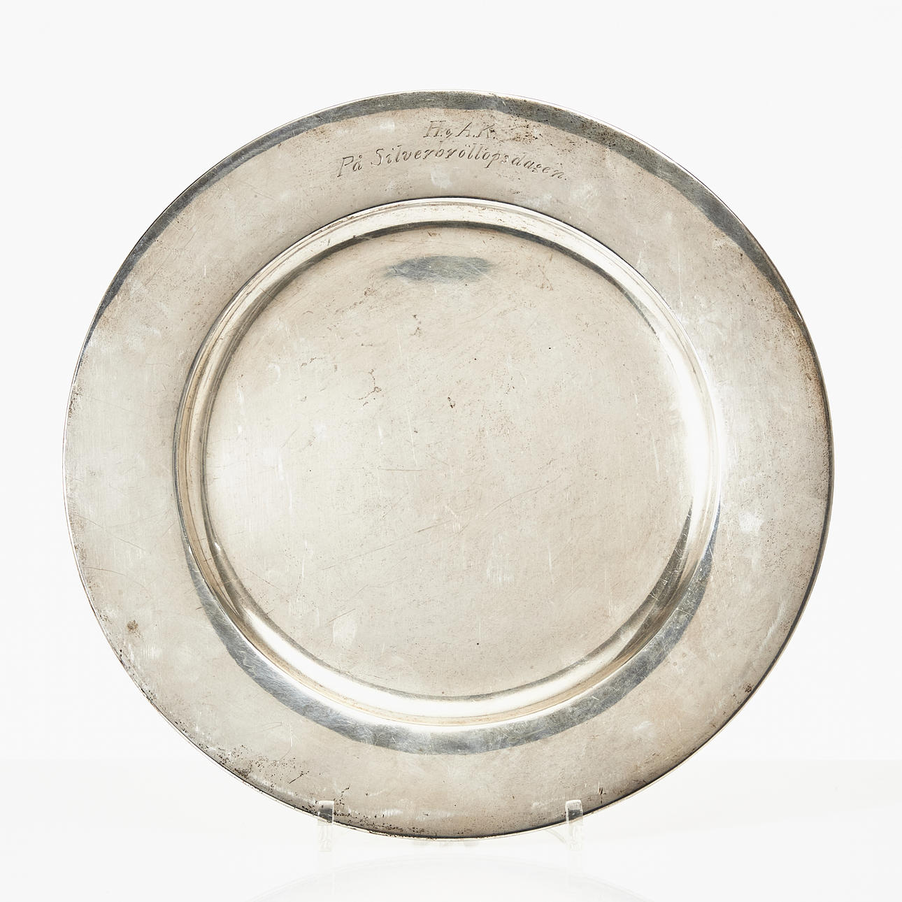 A silver platter, CG Hallberg, Stockholm 1925.