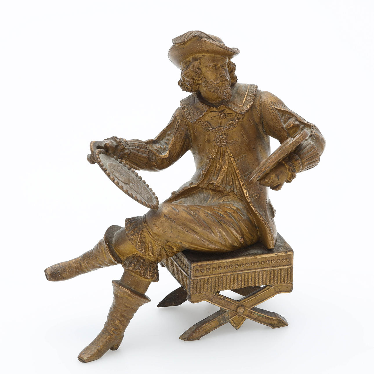 A metal sculpture by Peter Paul Rubens.