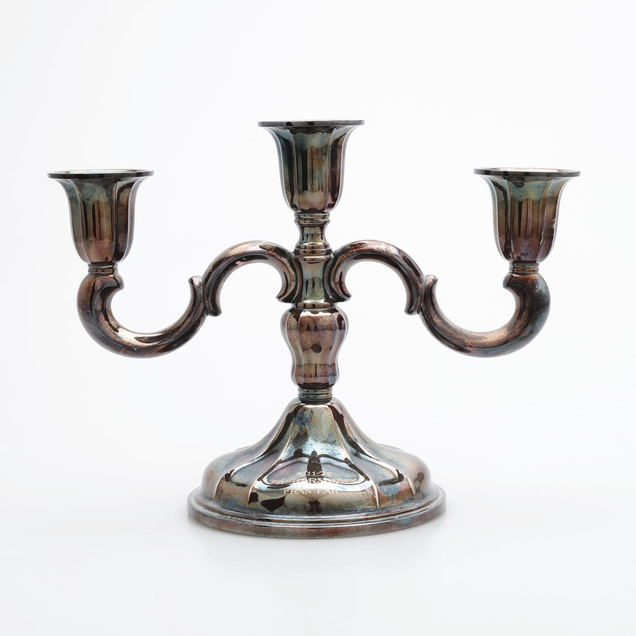 CANDLESTICK, silver, total weight 669 grams.