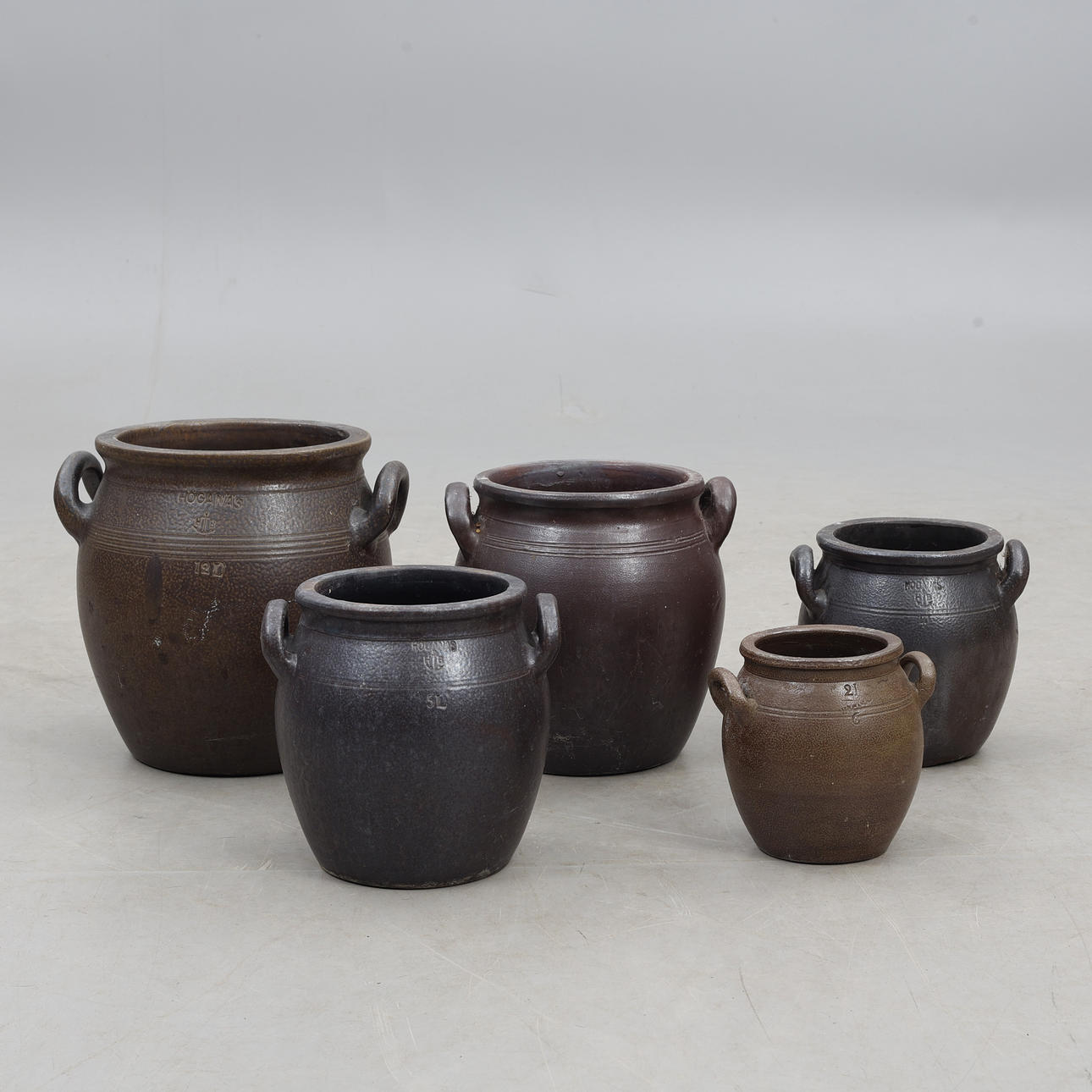 HÖGANESKMUG, 5 pieces.