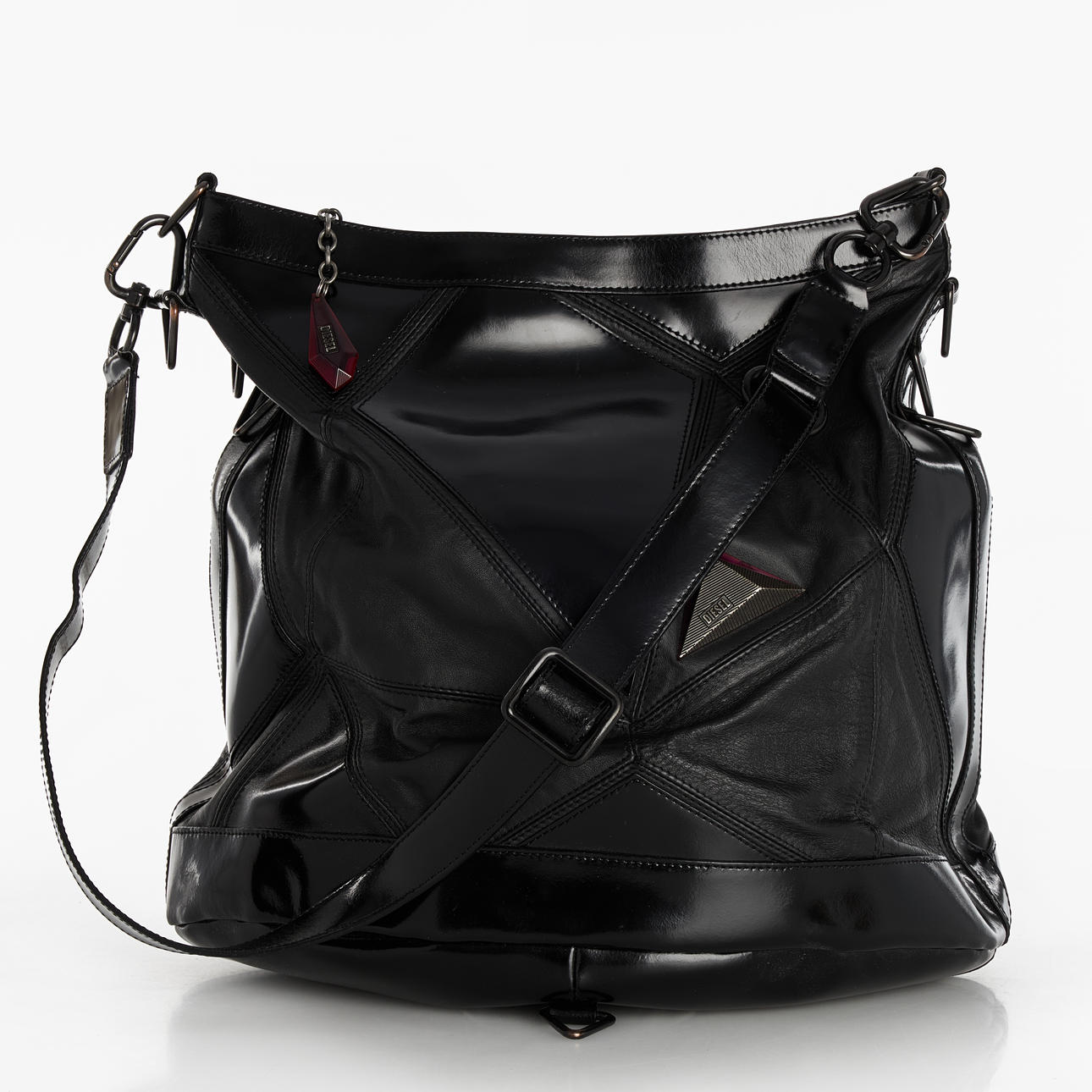 DIESEL, bag, black, vintage.