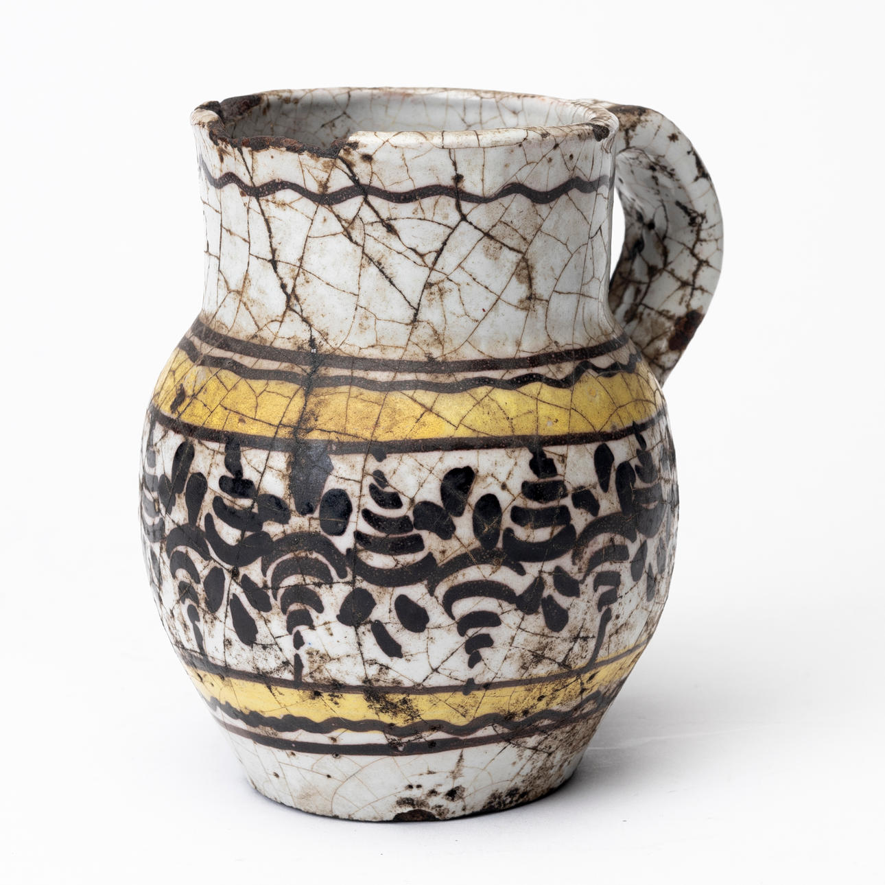 MUG, earthenware, possibly Persia.