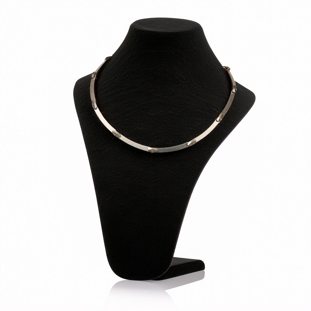 BJÖRN WECKSTRÖM. Necklace, Sterling Silver, “Labyrinth”.