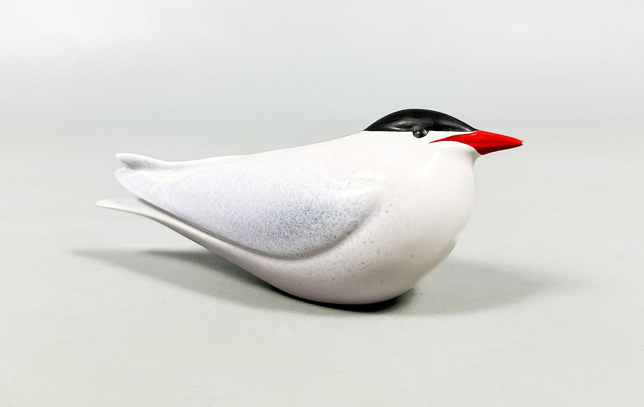 PAUL HOFF. A stoneware figurine, “Bird”, signed, Gustavsberg.