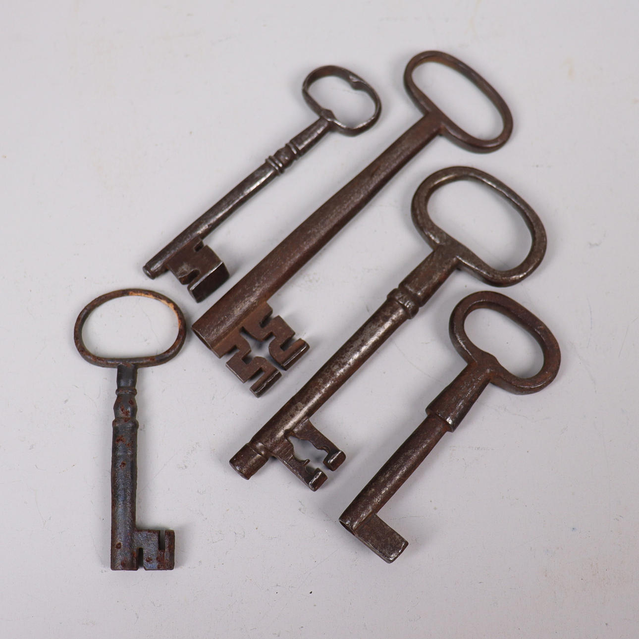 KEYS, 19th century, 5 pcs.