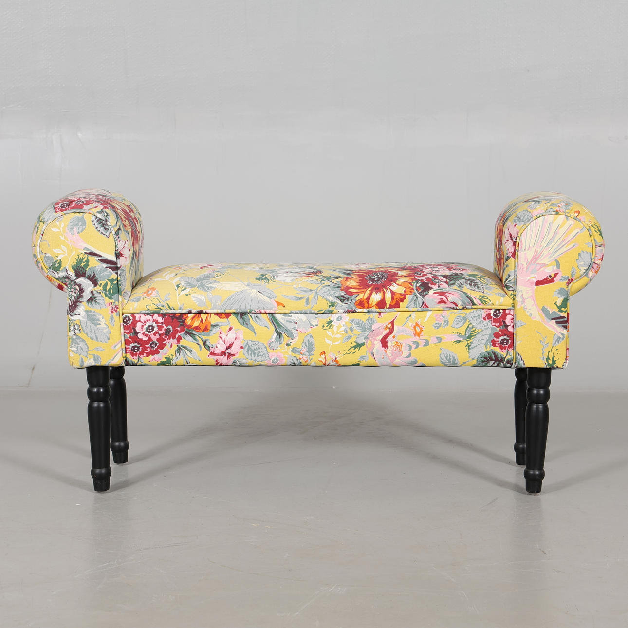 TABURETT with upholstered seat.