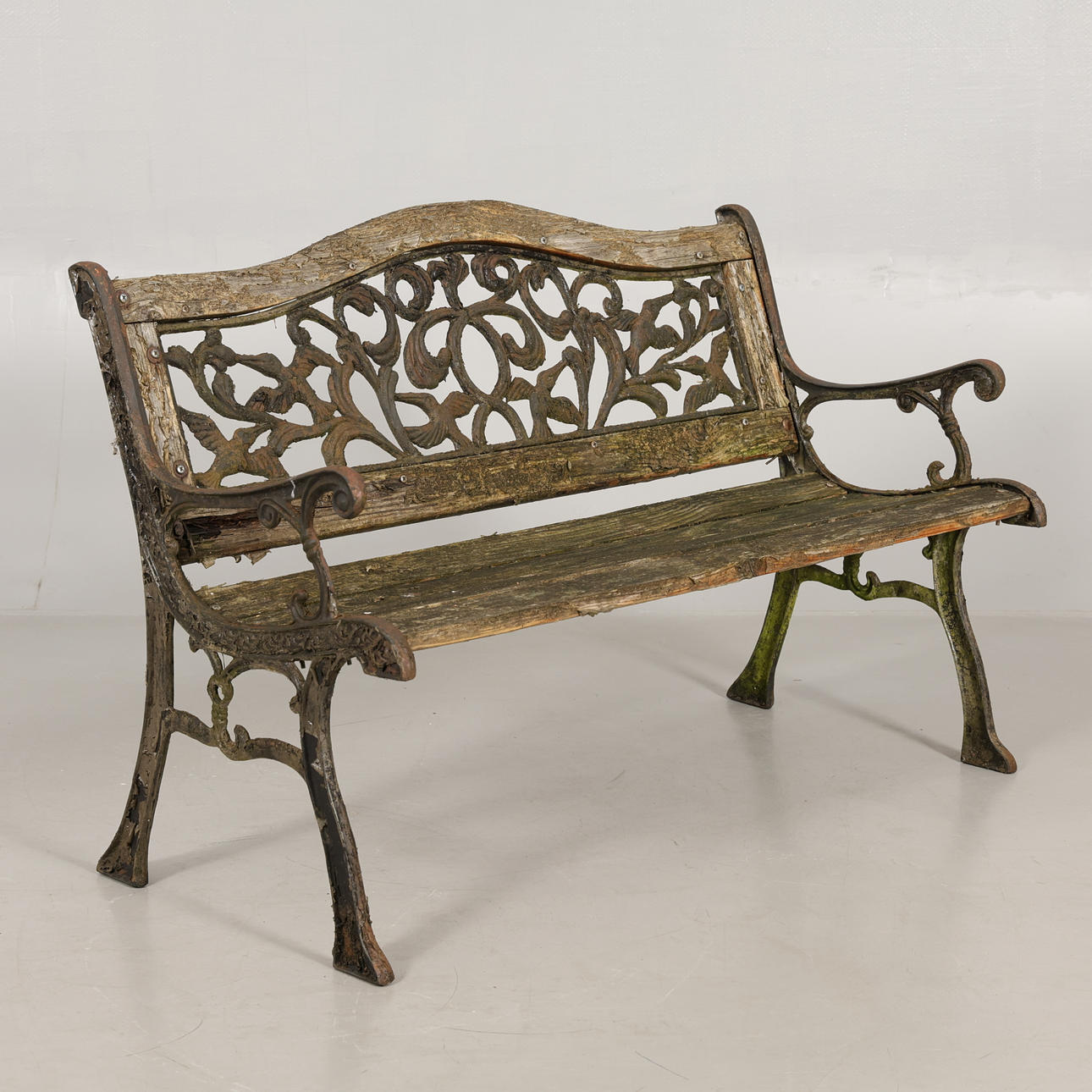 GARDEN SOFA, wood/metal.