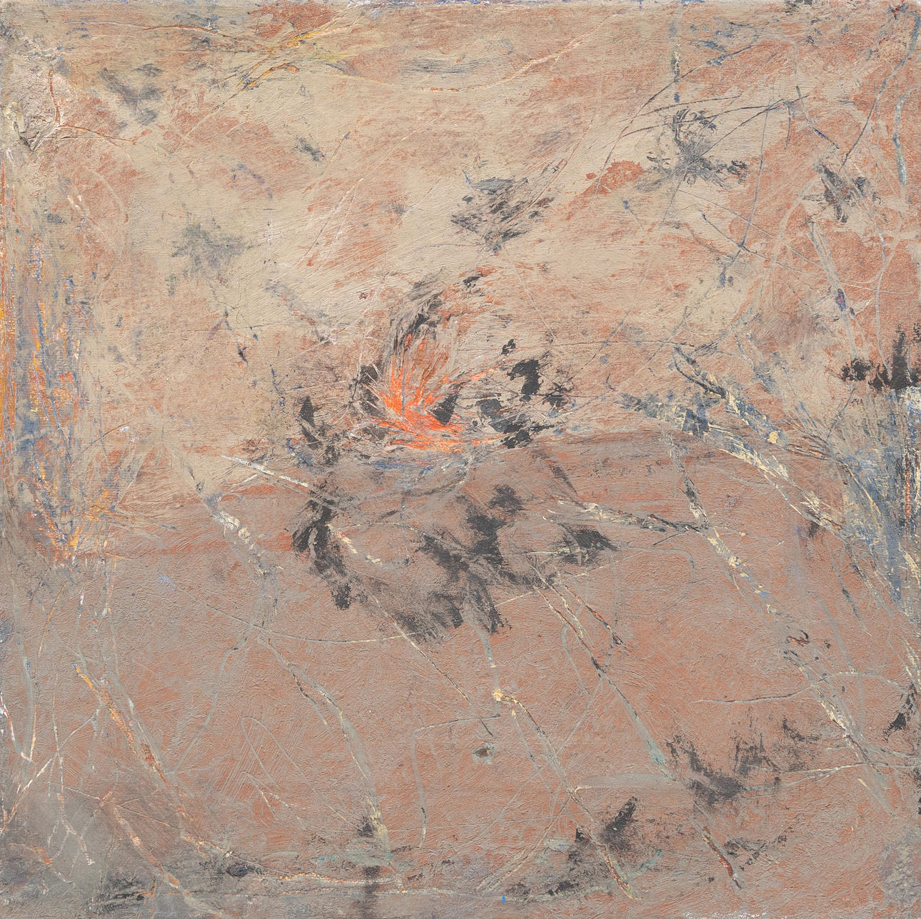 SOFIA WAHL (FÖDD 1958). Composition, oil on canvas, signed verso.
