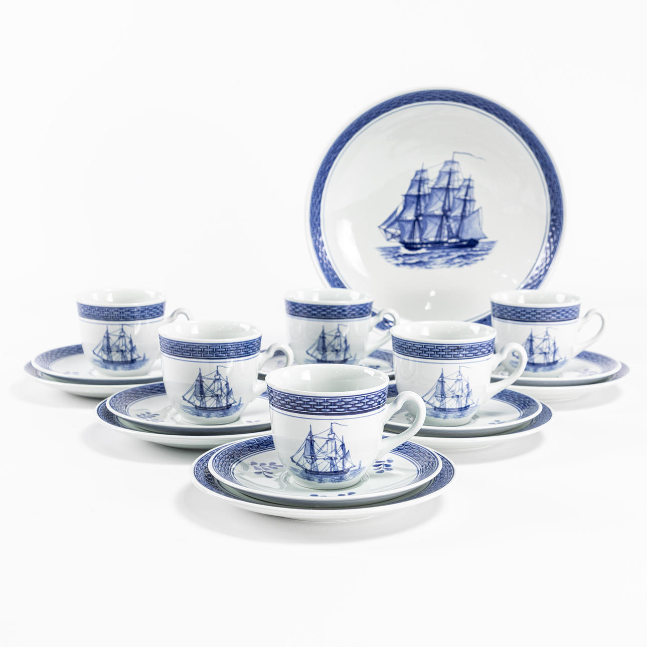 Coffee set, 19 pieces, Royal Copenhagen.