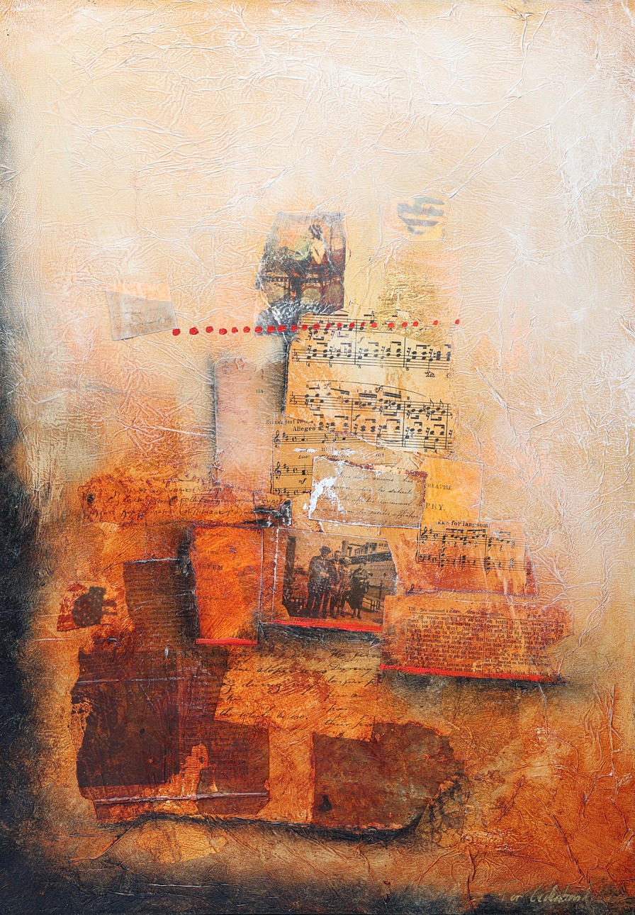 PER CEDERBANK. Acrylic on canvas, signed.