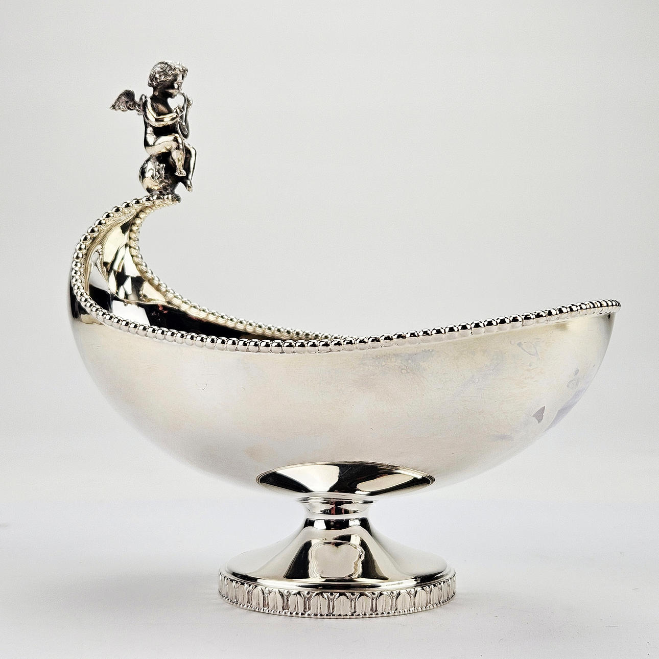 SÅSSKÅL, silver, 1900-tal, vikt ca. 190 gram.