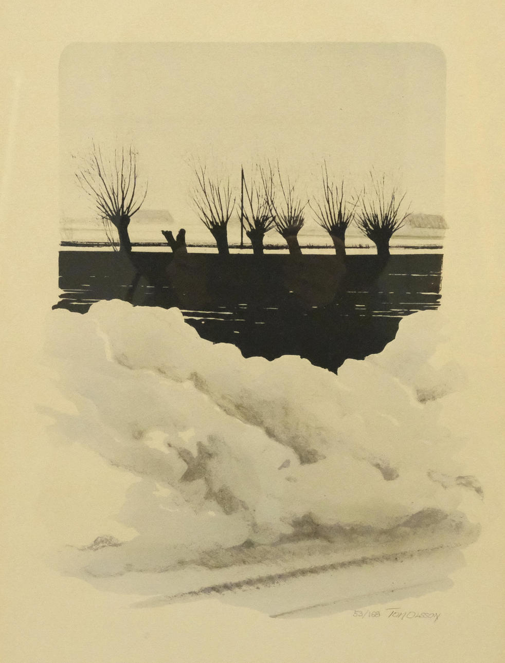 TOM OLSSON. LANDSCAPE MOTIFS, LITHOGRAPHY.