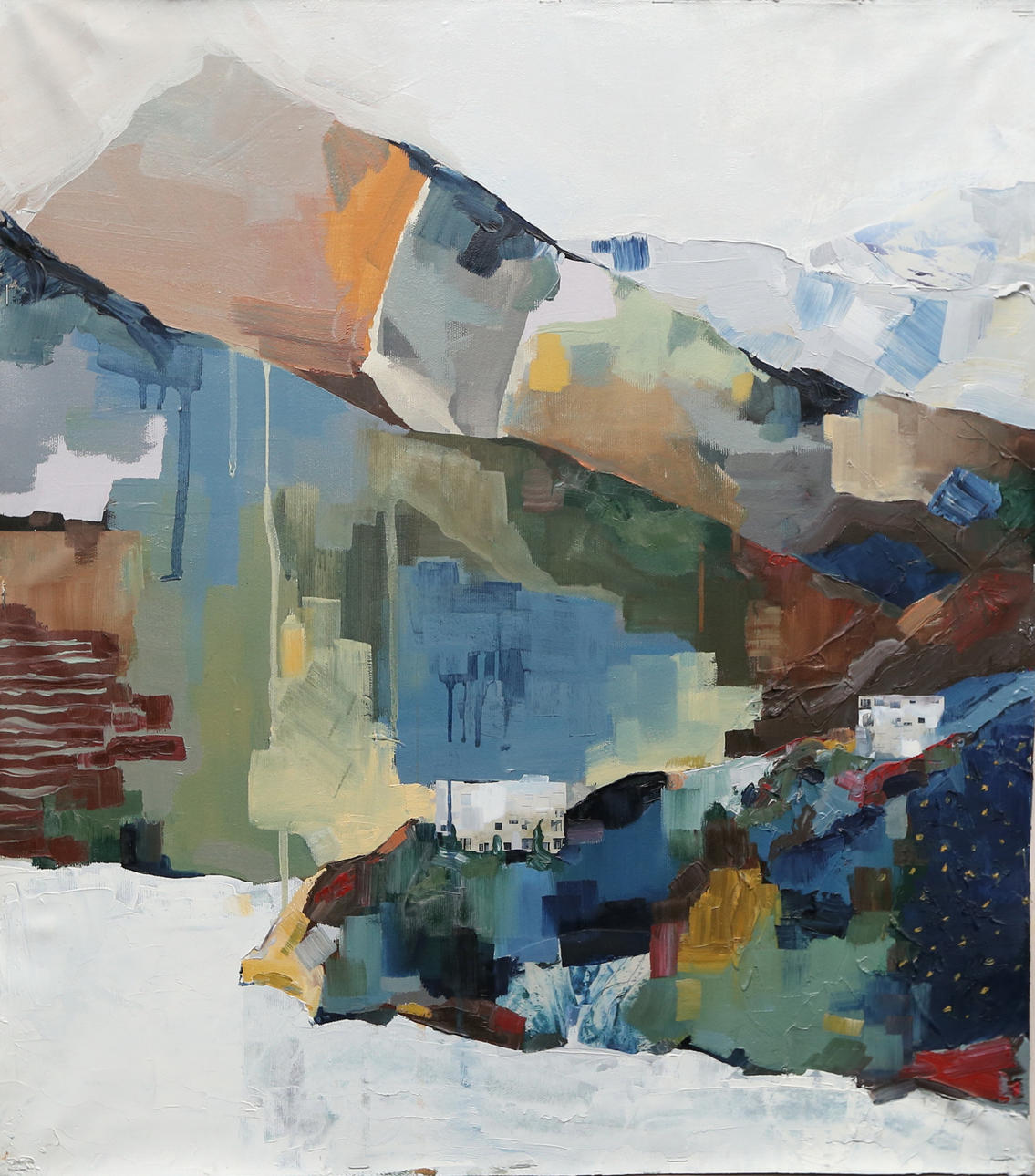 JULIUS NORD. mixed media, signed and dated -14 verso.