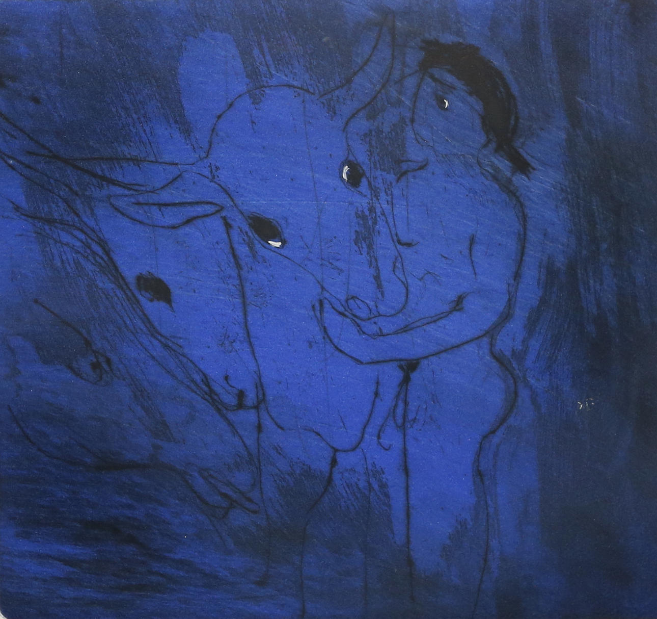 HENRIK ALLERT. colour etching, signed and numbered 48/150.