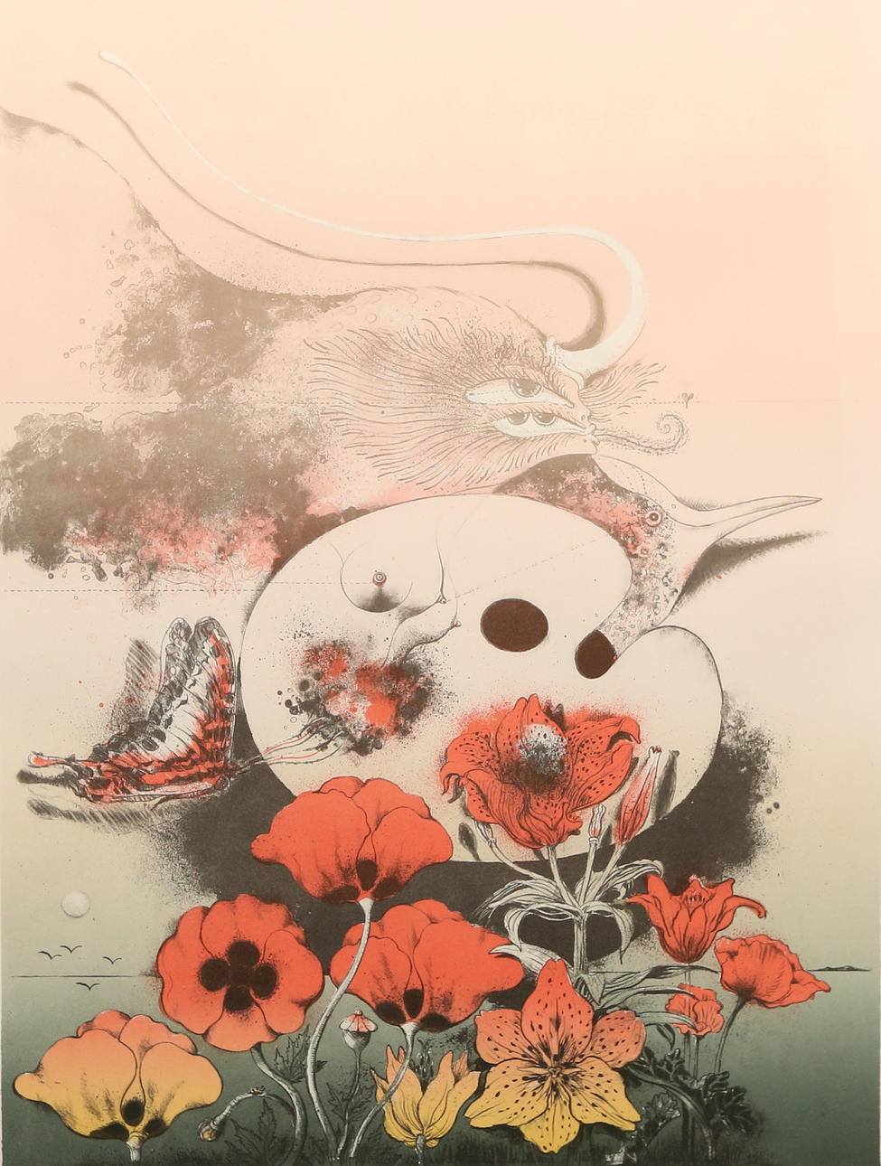 ARDY STRÜWER. lithograph, signed and numbered 82/150.