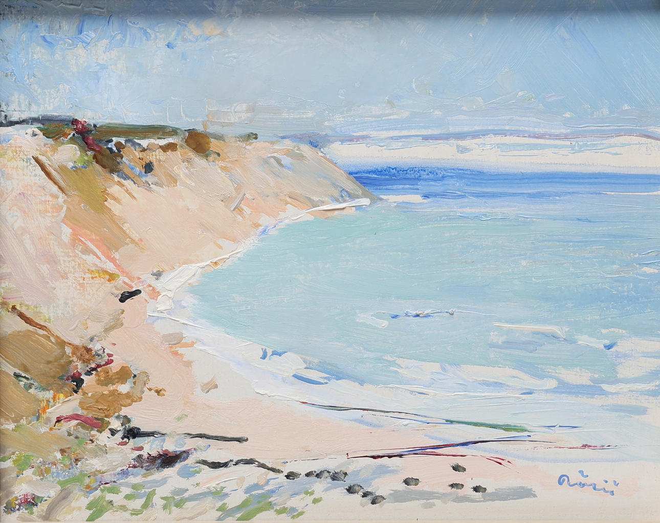 HILDING BRAZIER. Oil on panel, signed.