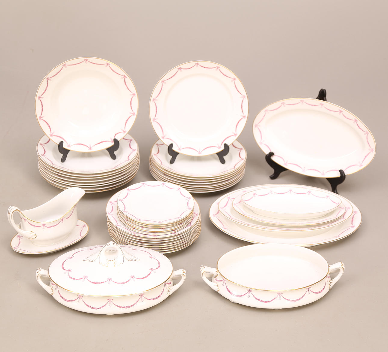 MATSERVIS, 40 delar, porslin, Girland - Rörstrand, 1900-tal.