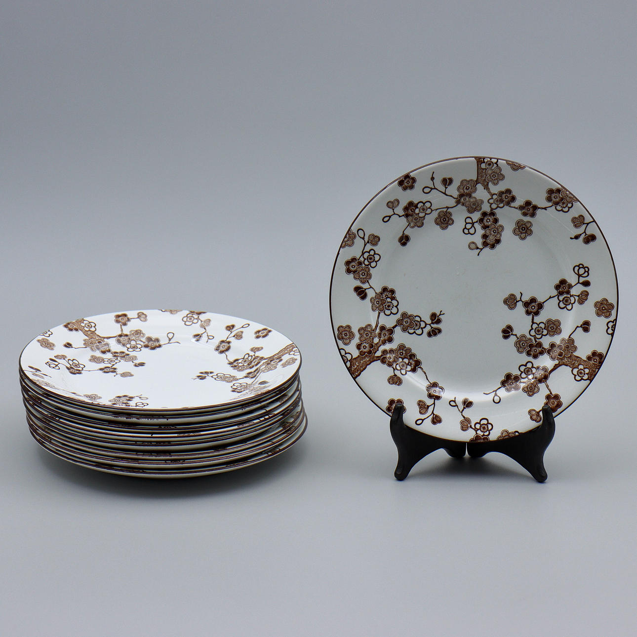 9 ASSIETTER "JAPONICA" RÖRSTRAND.