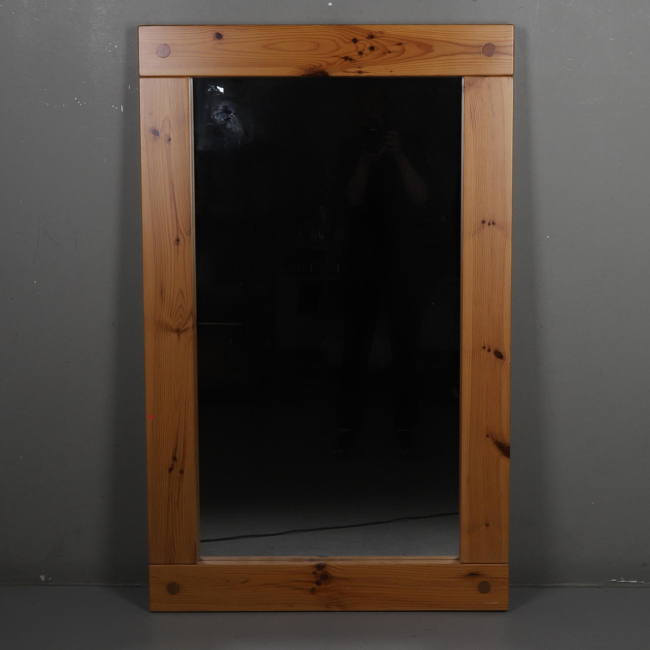 ROLAND WILHELMSSON. mirror, pine, Sweden, 1970s.