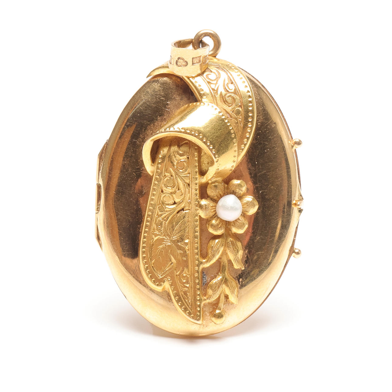 MEDALLION, 18k gold, weight approx 9.8 grams.